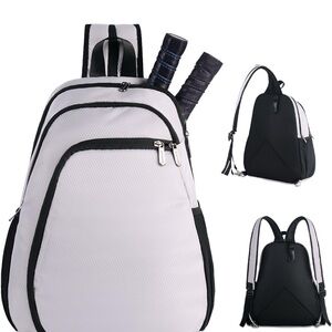 Pickleball Bag, Unisex,Multifun Backpack,Adjustable Waterproof Paddle Bag, Gray